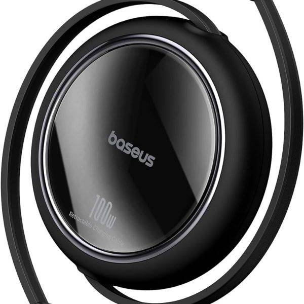 Baseus Cable USB-C to USB-C Free2Draw Retractable Cable 100W 1m  Black