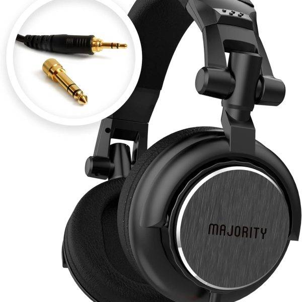 Majority STUDIO 1 Over Ear Headphones for DJ-Gaming-Recording
