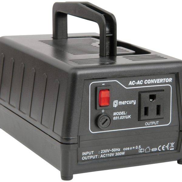 Mercury SDVC-300 US to UK Voltage Converter 230V-110V 300W 651.031UK