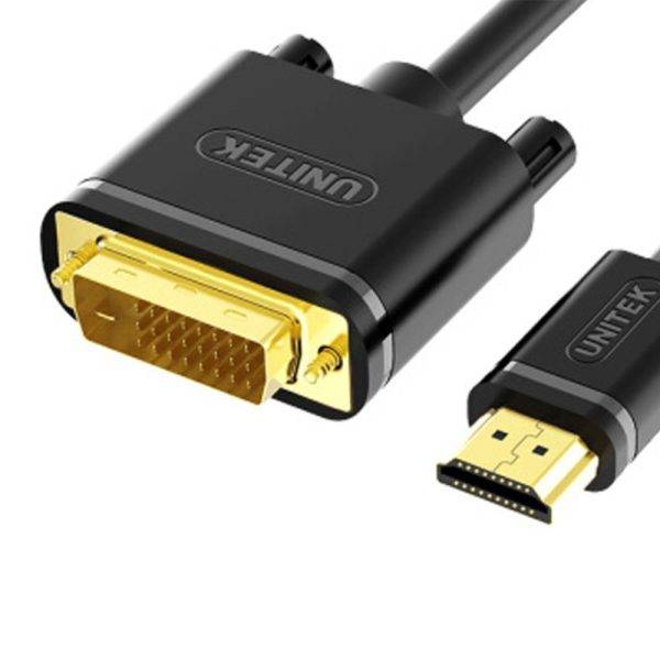 Unitek VC HDMI to DVI 24+1 1.5m Cable (Dual Direction) Y-C217E