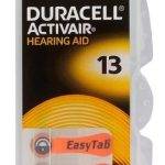 Duracell ActivAir13 PR48 Hearing Aid Batteries 6pcs