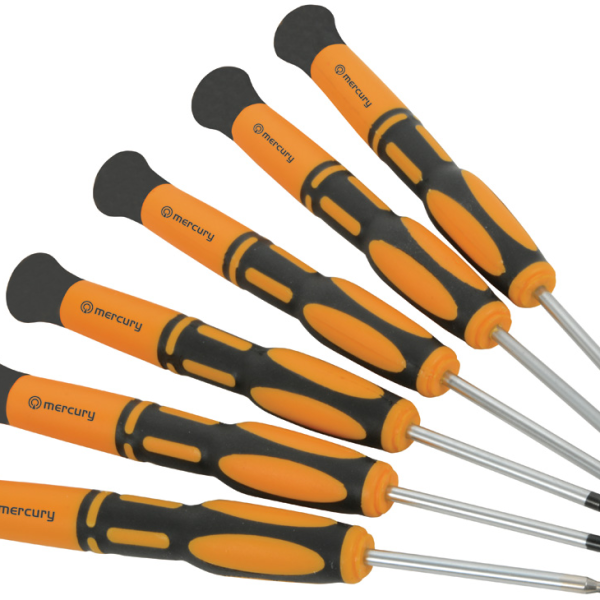 Mercury Precision Screwdriver Set - 6pcs 710.213UK