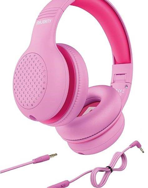 Majority SUPERSTAR Kids Over Ear Headphones Pink