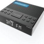 Majority KNAPWELL Bedside FM/DAB Radio Clock with Dual Alarm Bluetooth & USB Phone Charging