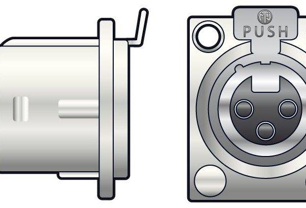 Neutrik NC3FD-LX XLR Socket PCB 761.660UK