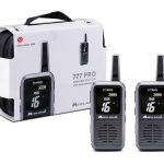 Midland 777PRO Business PMR Radios Valibox includes 2x Earphones, 2x Lanyards & Carry Case