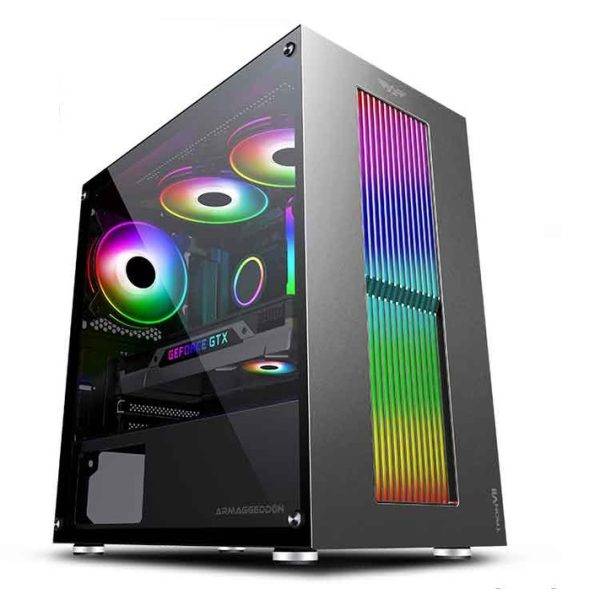 Armaggeddon TRON VII Micro ATX Gaming Case Black