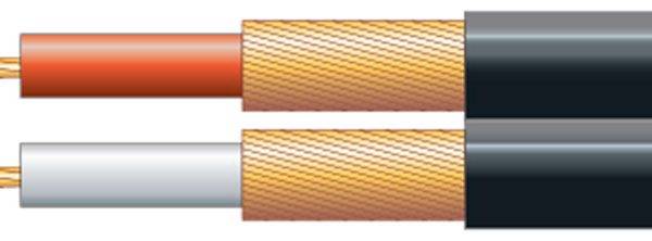 Mercury Twin Core RCA Cable Black 100m 803.436UK