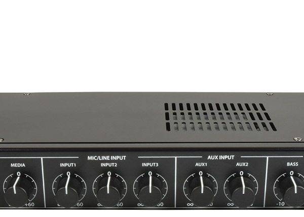Adastra MM240 Rackmount Amplifier 2x120W@4ohms USB/BT/FM 953.030UK