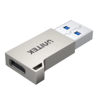 Unitek USB3.1 Type-C Female to Type-A Male 5Gbps Adapter Silver A1034NI