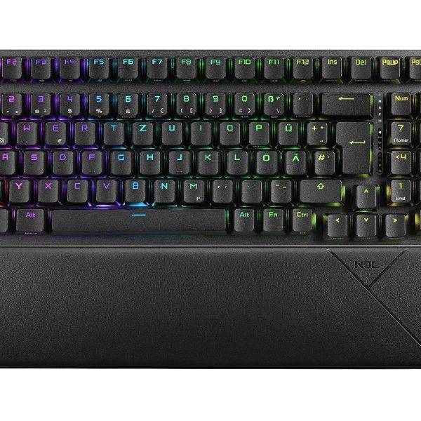 ASUS ROG STRIX SCOPE II Wireless Mechanical Gaming Keyboard (2.4Ghz+BT-USBC) NXSW Switches with Wrist Rest