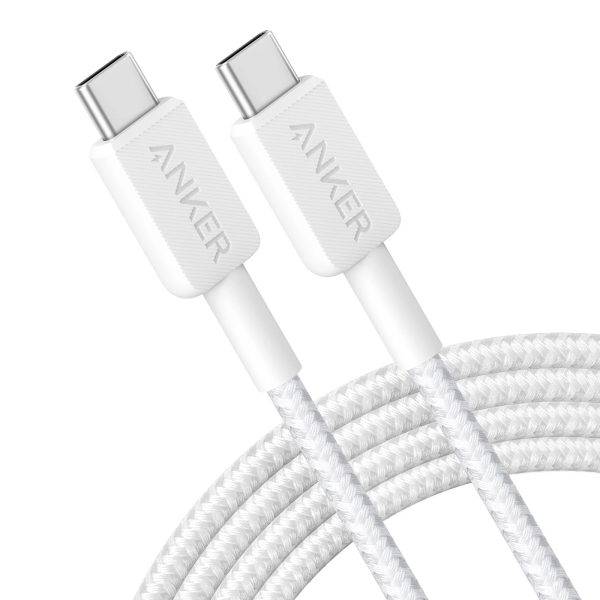 Anker Mobile Cable USB-C to USB-C 1.8m 322 White