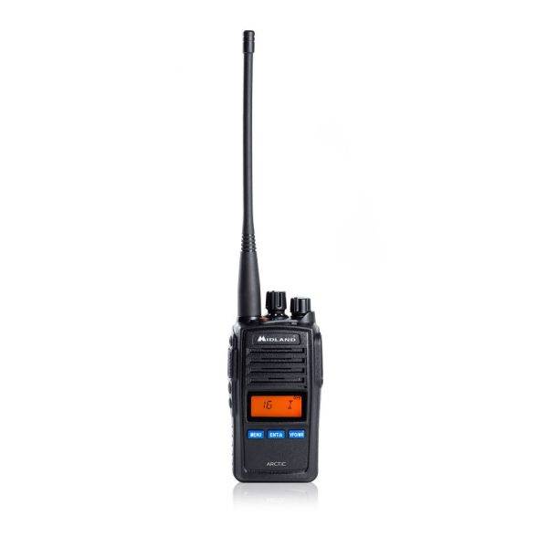 Midland ARCTIC Portable Marine VHF Transceiver IP67 Black