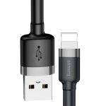 Baseus Cafule Braided Lightning Cable 2.4A 1.0m Grey