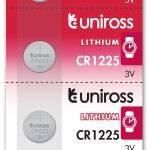 Uniross CR1225 Button Cell Lithium Battery (5pack)