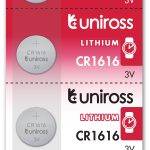 Uniross CR1616 Button Cell Lithium Battery (5pack)