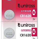 Uniross CR1620 Button Cell Lithium Battery (5pack)
