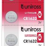 Uniross CR1632 Button Cell Lithium Battery (5pack)