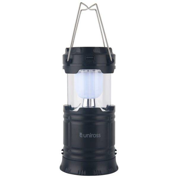 Uniross ULSA05 Solar & USB Rechargeable 360 degrees Lantern with Powerbank