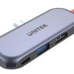 Unitek D1070A 4in1 Plugin USB-C Hub iPad Pro-Air