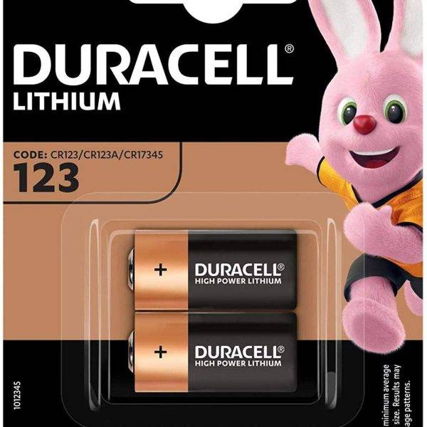 Duracell Lithium CR123A (2pcs) Ultra
