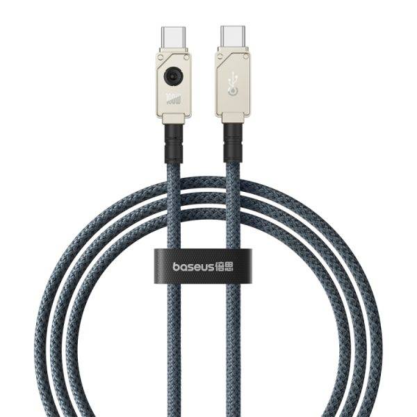 Baseus Cable USB-C to USB-C Unbreakable Braided 100W 1.0m White