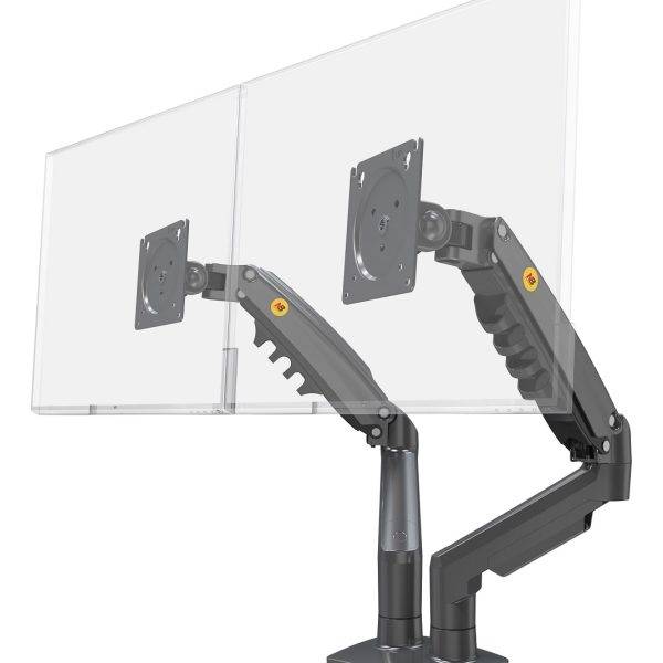 NBMounts F160 Dual Arm Gas Desk Monitor Mount (updated version)