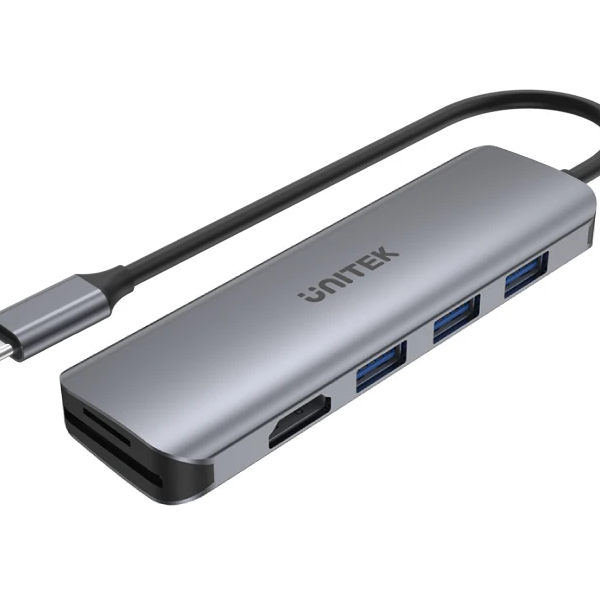 Unitek H1107F Type-C Hub 3xUSB3.1 HDMI & SD