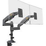 NBMounts H180 Twin Arm Gas Desktop Monitor Mount (upgraded version)