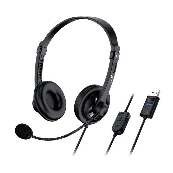 Genius Headset USB-A InLine Control SoftEar Cups HS-230U