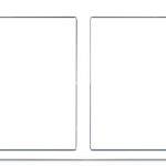 HDL Panel Frame Tile Series 2 Gangs  Ivory White MP2H-EC/TILE.48