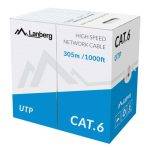 Lanberg LCU6-10CC CAT6 UTP CCA Cable 305m Grey