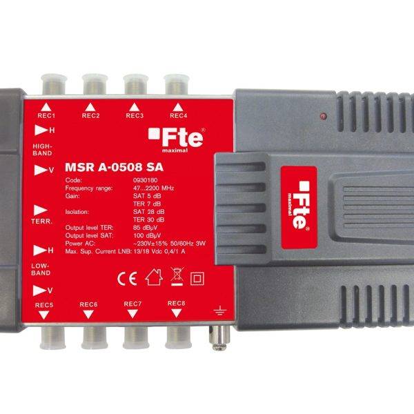 FTE MSRA0508 5/8 Active Sat/Terrestrial Multiswitch