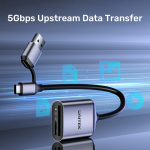 Unitek R1018E Super Fast Card Reader Up to 312mb/s USB-A/C Supports SD/MicroSD - Image 5