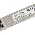 MikroTik S-85DLC05D 1.25G SFP Transceiver Dual LC  550m MM