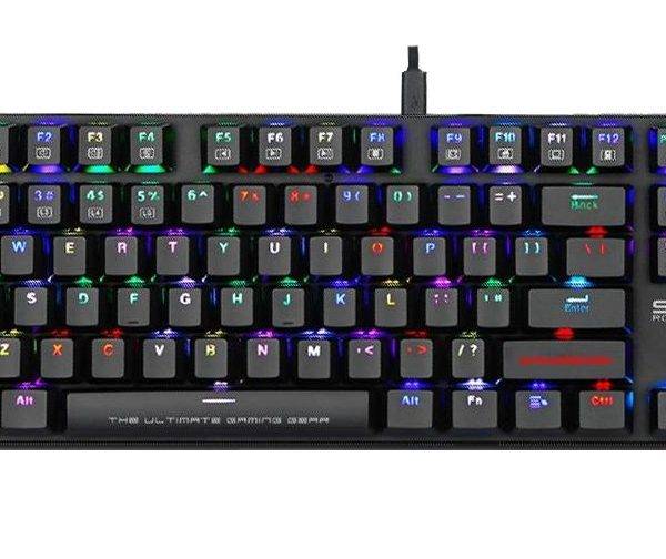 Armaggeddon SMK-9R Low Profile Mechanical Keyboard 87 Black Switch Keys