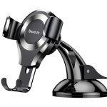 Baseus SUYL-XP0S Osculum Type Gravity Dashboard Car Mount Black