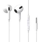 Baseus Headphones In Ear Wired 3.5mm H17 White