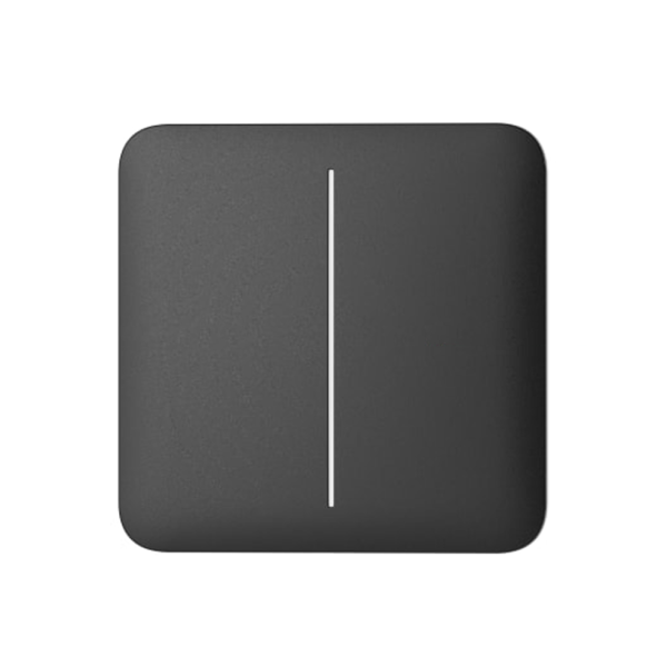 AJAX Automation Solo Button (2-gang) Graphite