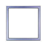 HDL Panel Frame Tile Series 1 Gang Space Gray MP1-EC/TILE.48