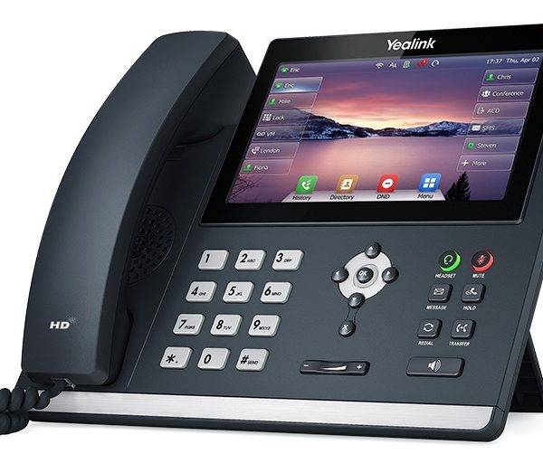 Yealink IP Phone Desktop PoE 4.3'' Gigabit, USB, Expansion, Color Touch Screen T48U
