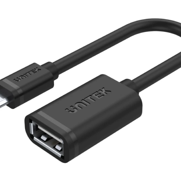 Unitek Y-C438GBK Micro-USB Male to USB-A Female OTG 20cm