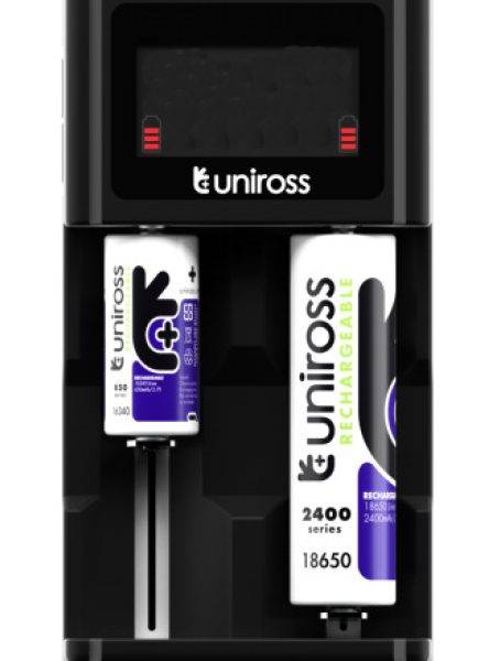 Uniross UCX006 Compact Smart Charger for NiMH and Lithium Batteries