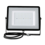 V-TAC LED Floodlight 100W CW 6500K IP65 Black 21414