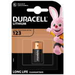 Duracell Lithium Ultra CR123A 1pc Card