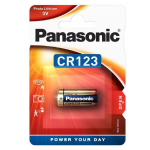 Panasonic CR123A Lithium Battery Blister (1pc)