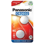 Panasonic CR2032 Lithium Battery Blister (2pc)