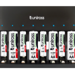 Uniross UCU006 8 Bay Rapid USB Charger AA/AAA