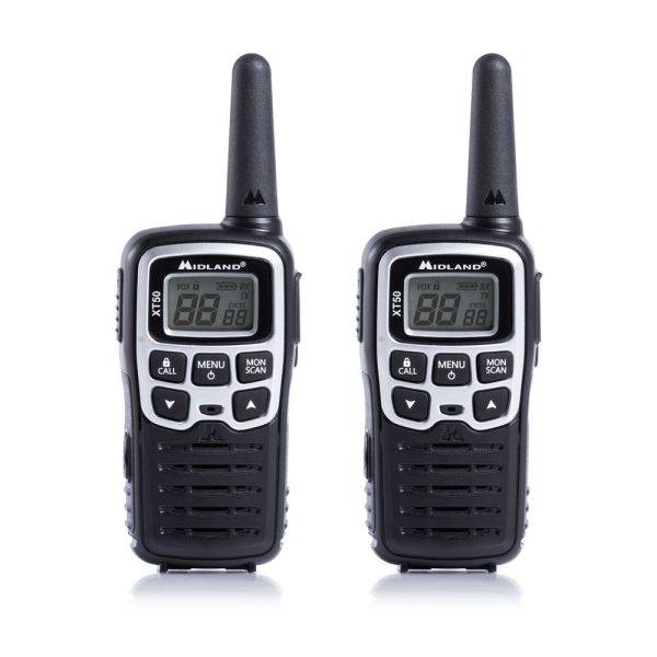 Midland XT50 Radio Walkie Talkie with Charging Dock (pair)