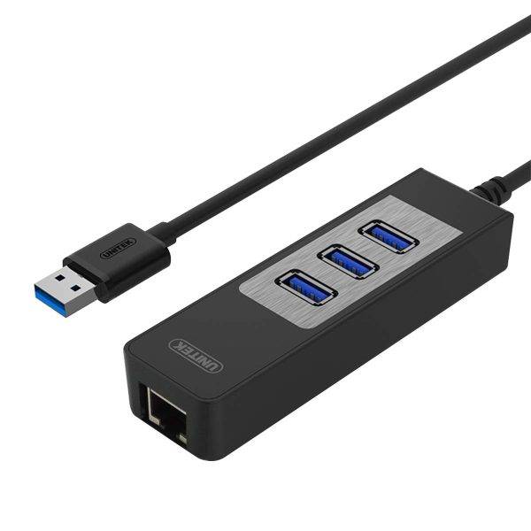 Unitek Y-3045C USB3.0 3-Port Hub w/ Gigabit LAN